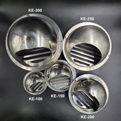 Chụp thông hơi inox D100/150/200/250/300 Vent Cap ngoài trời (có lưới chắn côn trùng)