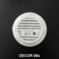 Cửa gió tròn nhựa (cổ tròn và lưới côn trùng)  BLAUBERG - DECOR  80s/ 100s/ 125s/ 150s - Hàng nhập khẩu chính hãng