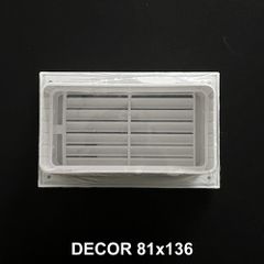 Cửa gió louver nhựa âm tường BLAUBERG DECOR 81*136/86*230/86*230R