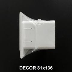 Cửa gió louver nhựa âm tường BLAUBERG DECOR 81*136/86*230/86*230R