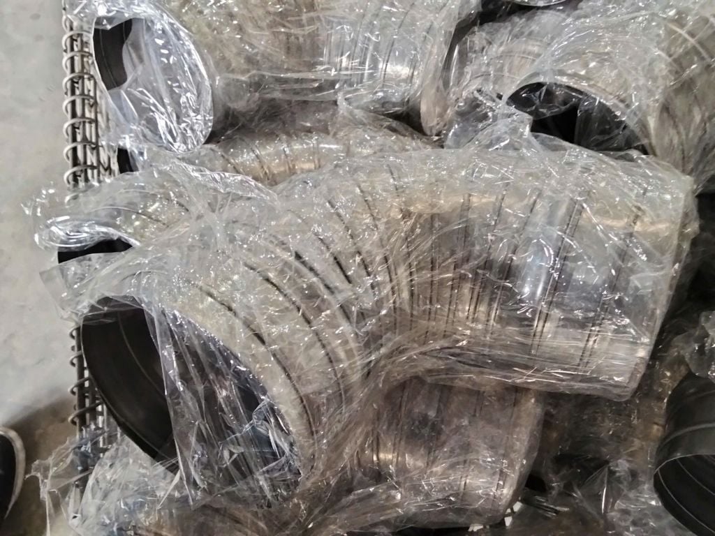 [HÀNG ĐẶT TRƯỚC] Co nối ống gió tròn xoắn 90 độ