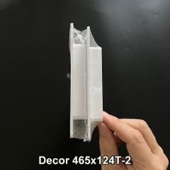 Miệng gió louver nhựa chữ nhật đôi gắn cửa (2 cái/ bộ) BLAUBERG - T-2