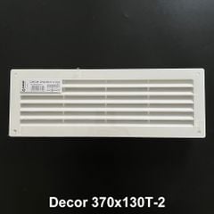 Miệng gió louver nhựa chữ nhật đôi gắn cửa (2 cái/ bộ) BLAUBERG - T-2