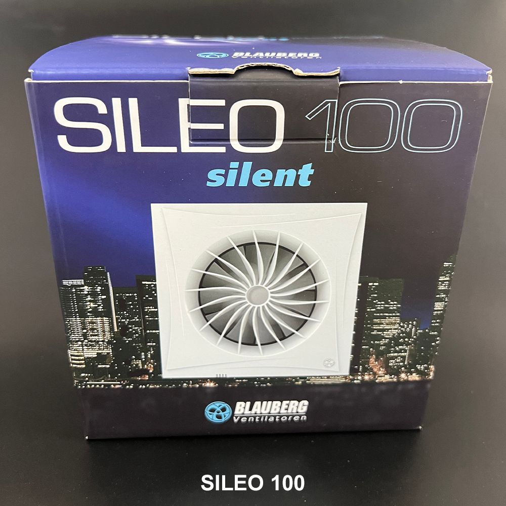 Quạt hướng trục cho phòng tắm, phòng vệ sinh BLAUBERG - SILEO - Hàng n