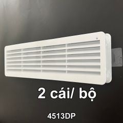 Miệng gió louver nhựa chữ nhật gắn cửa (2 cái/ bộ) ERA - 4513DP