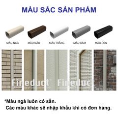 Trunking Nhựa Fineduct Nối Cuối Màu Ngà EA - 70/100 [Hộp che ống đồng máy lạnh / Air Conditioner Line Set cover]