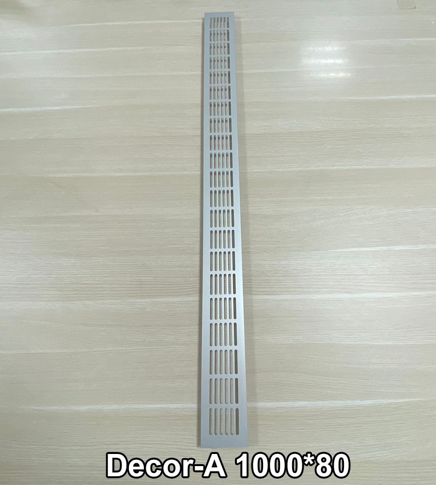 Cửa gió linear nhôm chữ nhật gắn cửa BLAUBERG - DECOR- A (Đơn) - Hàng