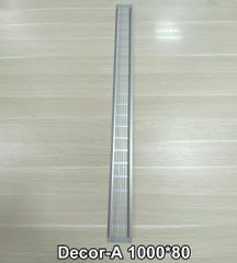 Miệng gió linear nhôm chữ nhật gắn cửa BLAUBERG - DECOR- A (Đơn) - Hàng nhập khẩu chính hãng