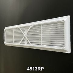 Miệng gió louver nhựa chữ nhật gắn tường ERA - 4513RP (Đơn)