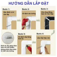 Trunking Nhựa Fineduct Nối Cuối Màu Ngà EA - 70/100 [Hộp che ống đồng máy lạnh / Air Conditioner Line Set cover]