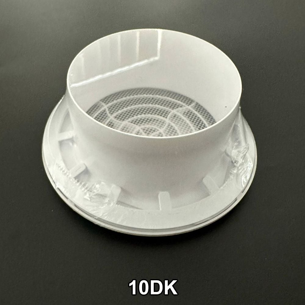 Cửa gió khuếch tán nhựa tròn (có lưới côn trùng) ERA - DK - Hàng Nga nhập khẩu chính hãng