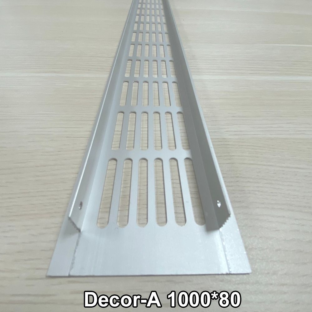 Cửa gió linear nhôm chữ nhật gắn cửa BLAUBERG - DECOR- A (Đơn) - Hàng