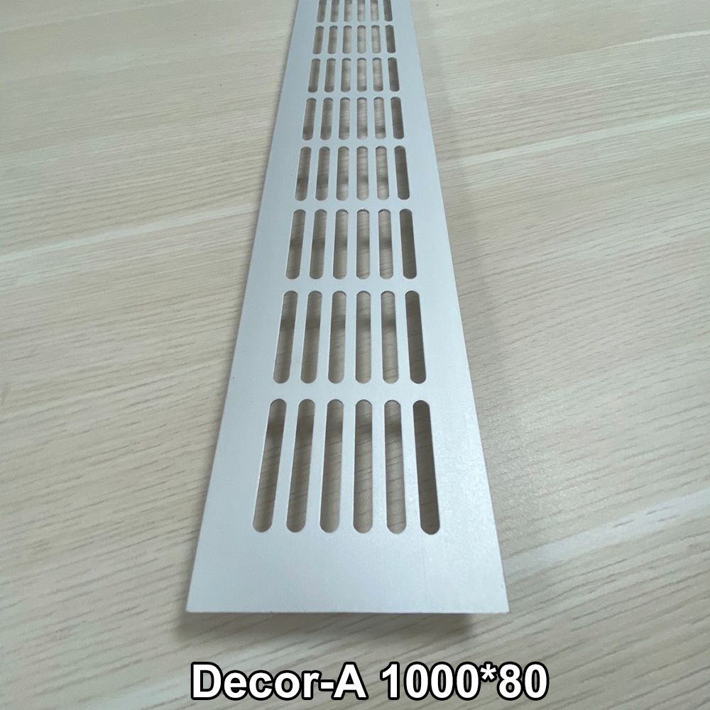 Cửa gió linear nhôm chữ nhật gắn cửa BLAUBERG - DECOR- A (Đơn) - Hàng