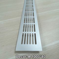 Cửa gió linear nhôm chữ nhật gắn cửa BLAUBERG - DECOR- A (Đơn) - Hàng