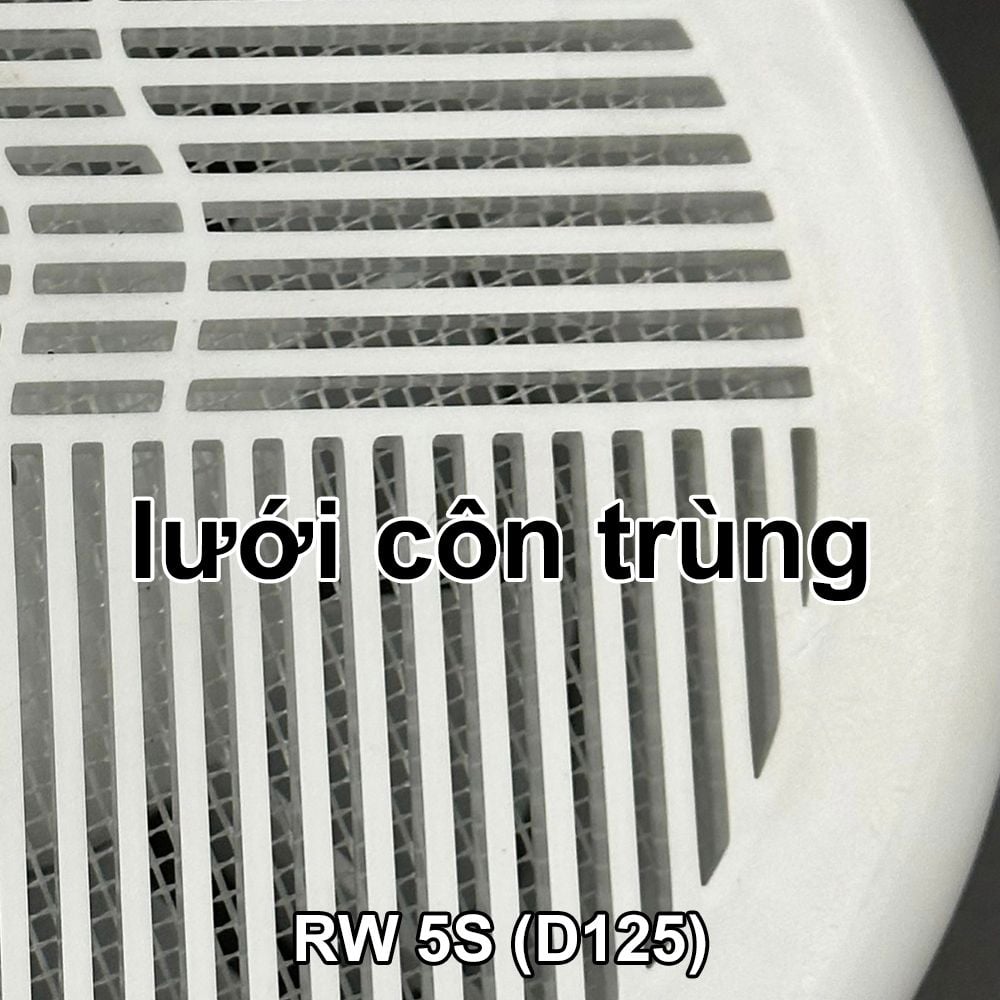 Quạt thông gió tròn cho phòng tắm, phòng vệ sinh (cổ lưới) AURAMAX