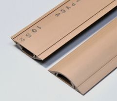 Nẹp bán nguyệt 1 cây - Nẹp nhựa bán nguyệt SEIWA Nhật Bản - 1m/cây