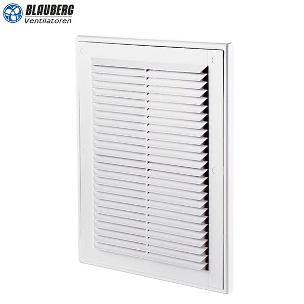 Cửa gió louver nhựa vuông (có lưới côn trùng) BLAUBERG - DECOR 182x251s - 205x205s - Hàng nhập khẩu chính hãng