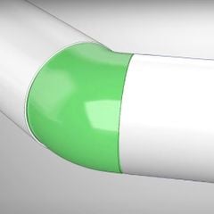 Co tròn 45 độ nhựa ống gió ERA - KKP 45 - Hàng Nga nhập khẩu chính hãng