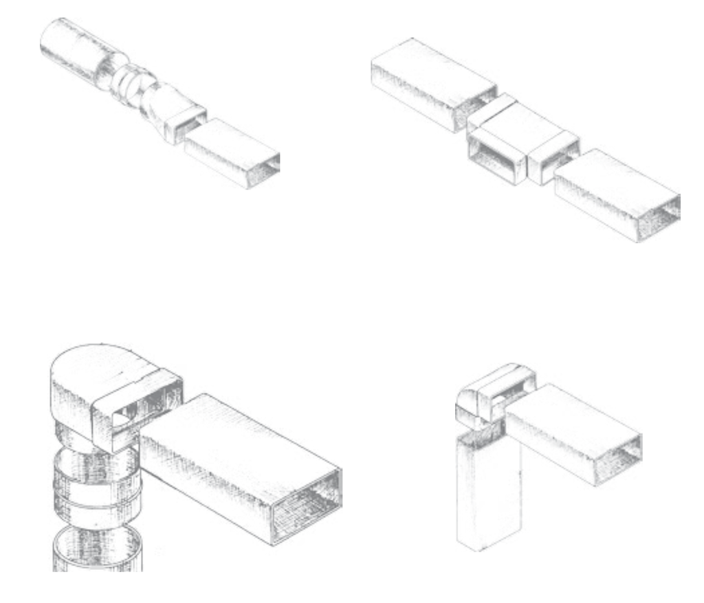 Ống gió nhựa vuông ERA 612VP2 / 620VP2 (60х120 / 60х204) - Hàng Nga nhập khẩu chính hãng