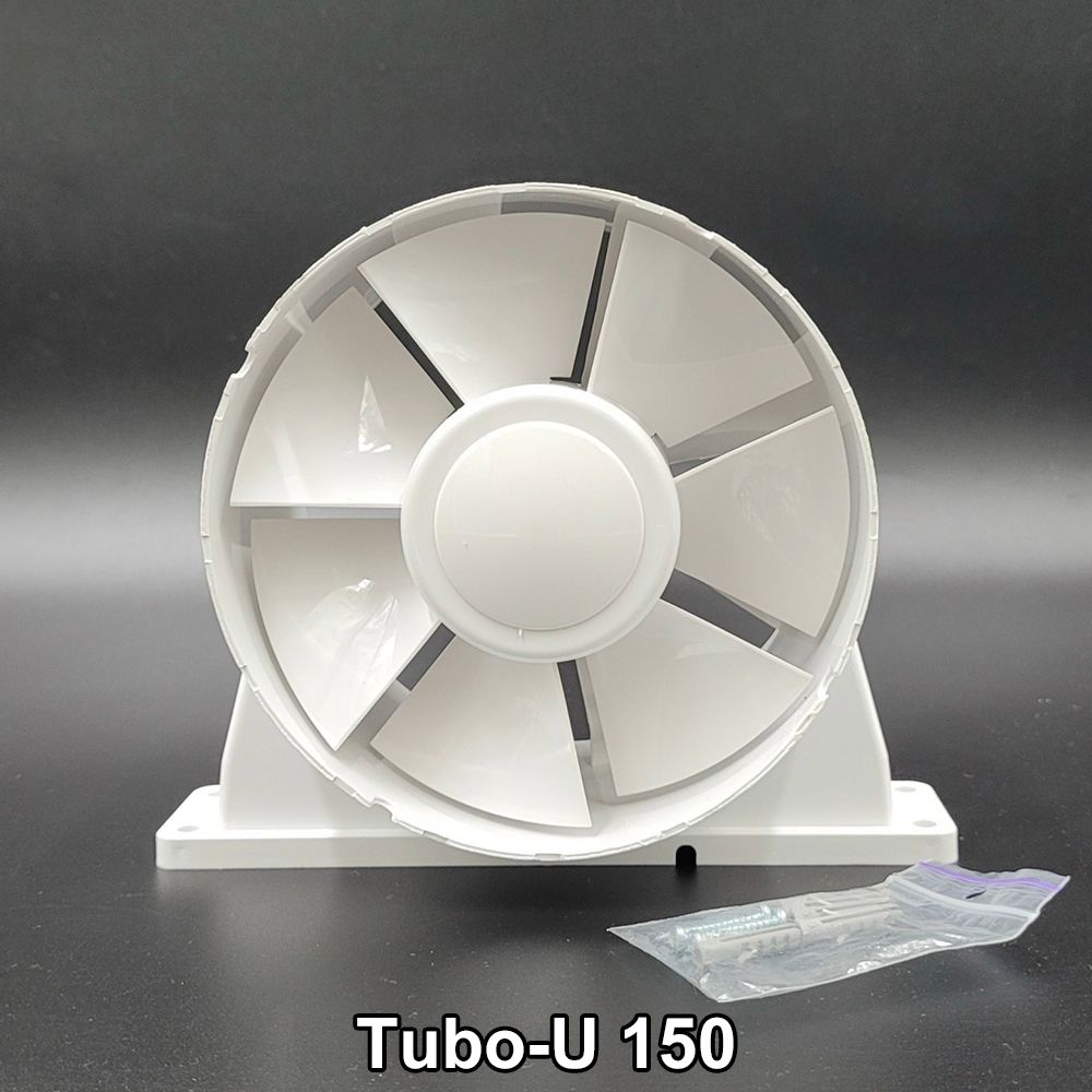 Quạt HT gắn ống gió Ukraine- Blauberg - có chân đế + Timer- Tubo-U 100