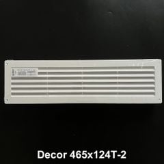 Miệng gió louver nhựa chữ nhật đôi gắn cửa (2 cái/ bộ) BLAUBERG - T-2