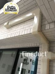 Trunking Nhựa Fineduct Co 90 Độ Trong Góc Tường Màu Ngà CA - 70/80/100/120/140 (Co đứng) [Hộp che ống đồng máy lạnh]