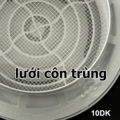 Cửa gió khuếch tán nhựa tròn (có lưới côn trùng) ERA - DK - Hàng Nga nhập khẩu chính hãng