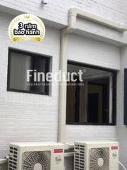 Trunking Nhựa Fineduct Nối Giảm Ống Cứng Màu Ngà JB - 108/128/1210 [Air Conditioner Line Set cover]