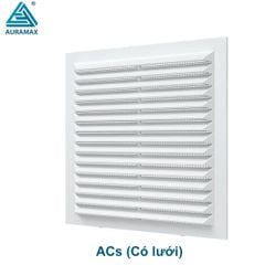 Cửa gió vuông nhựa AURAMAX - ACs (Có lưới) - Hàng Nga nhập khẩu chính hãng