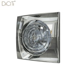 Quạt thông gió cho phòng tắm, phòng vệ sinh DICITI - AURA 5C Chrome  Màu kim loại sáng - Hàng Nhập Khẩu