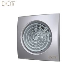 Quạt thông gió cho phòng tắm, phòng vệ sinh DICITI - AURA 5C gray metal Màu xám kim loại - Hàng Nhập Khẩu