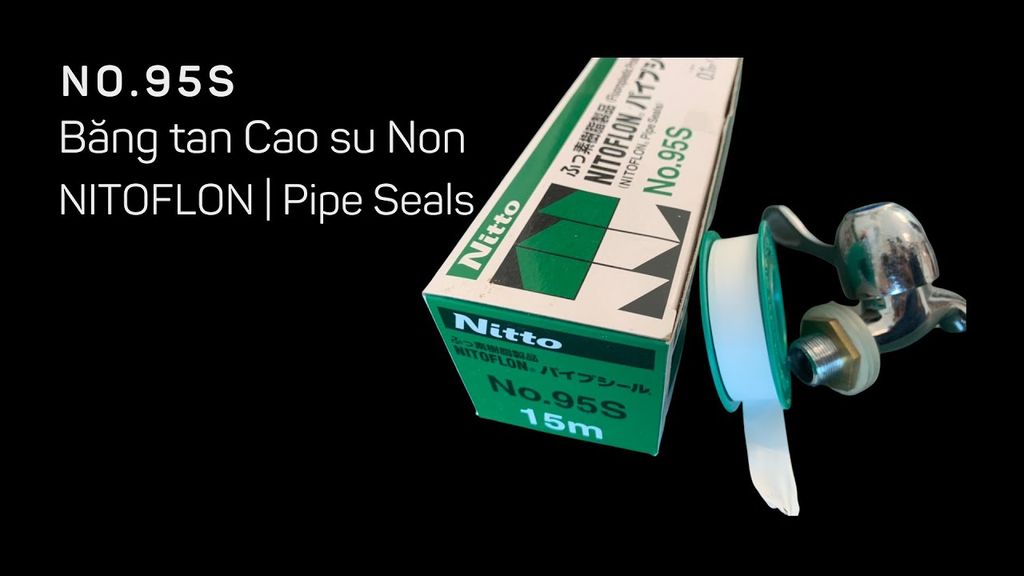 Băng tan cao su non NITOFLON Pipe Seal  No.95S, cuộn 13mmx15m 5 cuộn/set