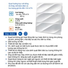 Quạt hướng trục gắn tường, trần BLAUBERG - Bavaria