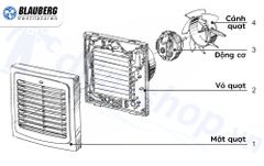 Quạt HT gắn tường, trần - BLAUBERG - Auto - Hàng nhập khẩu