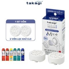 Viên lọc khử Clo TAKAGI - Miz-e JSC001 - Hàng nhập khẩu chính hãng Nhật Bản