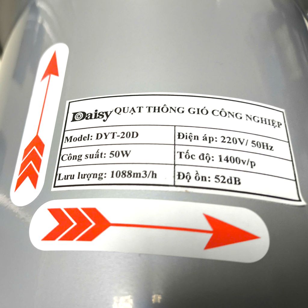 Quạt thông gió công nghiệp tròn DAISY