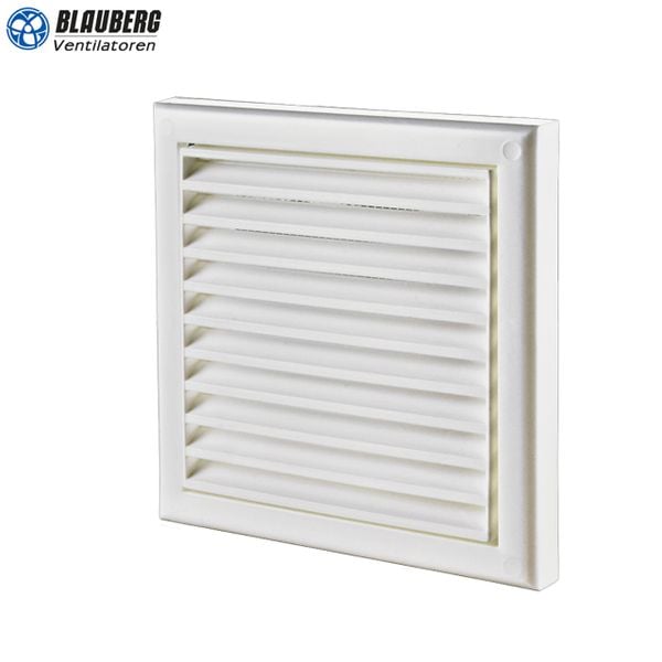 Cửa gió louver nhựa vuông (có lưới côn trùng) BLAUBERG - DECOR 155*155s - 185*185s - 220*300s - 250*250s - Hàng nhập khẩu chính hãng