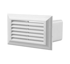 Cửa gió louver nhựa chữ nhật âm tường BLAUBERG - DECOR 81*136 / 86*230 / 86*230R - Hàng nhập khẩu chính hãng