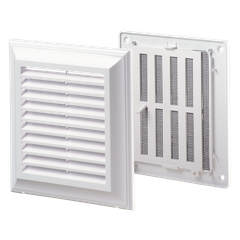 Cửa chớp thông gió nhựa vuông điều chỉnh bằng tay BLAUBERG - DECOR 180*180BRs - Hàng nhập khẩu chính hãng