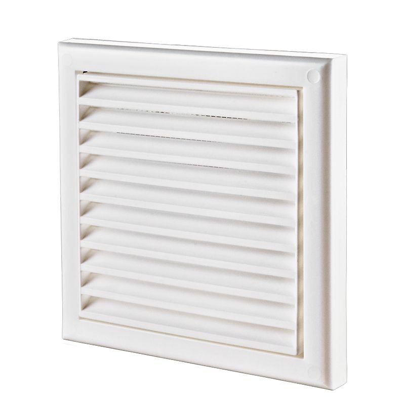 Cửa gió louver nhựa vuông (có lưới côn trùng) BLAUBERG - DECOR 155*155s - 185*185s - 220*300s - 250*250s - Hàng nhập khẩu chính hãng