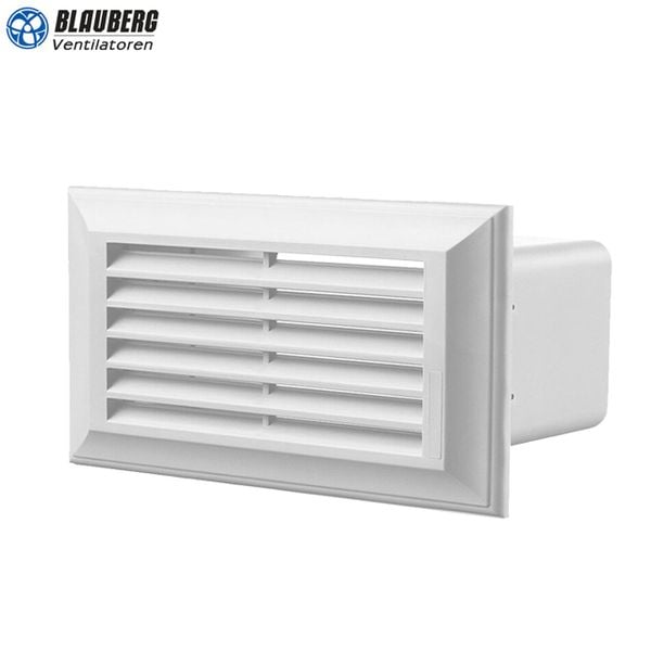 Cửa gió louver nhựa chữ nhật âm tường BLAUBERG - DECOR 81*136 / 86*230 / 86*230R - Hàng nhập khẩu chính hãng