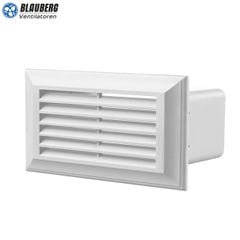 Cửa gió louver nhựa chữ nhật âm tường BLAUBERG - DECOR 81*136 / 86*230 / 86*230R - Hàng nhập khẩu chính hãng