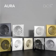 Quạt thông gió cho phòng tắm, phòng vệ sinh DICITI - AURA 5 Ivory  Màu ngà - Hàng Nhập Khẩu