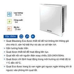 Quạt hướng trục gắn tường, trần BLAUBERG - ECO 100 - Hàng nhập khẩu chính hãng