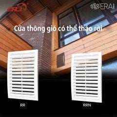 Miệng gió louver nhựa vuông ngoài trời ERA - RRN - Hàng Nga nhập khẩu chính hãng