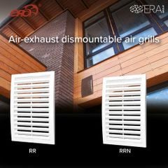 Cửa gió vuông NHỰA ERA - RR - Hàng Nga nhập khẩu chính hãng