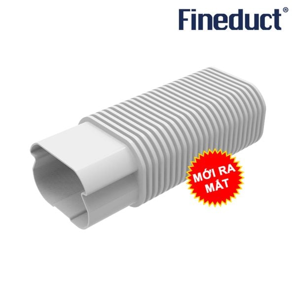 Trunking Nhựa Fineduct Ống Mềm Màu Ngà Màu Trắng FB - 80LW/ FA - 100W [Hộp che ống đồng máy lạnh / Air Conditioner Line Set cover]