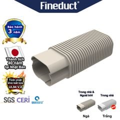 Trunking Nhựa Fineduct Ống Mềm Màu Ngà FA70/ FA80/ FB80/ FA100/ FA120/ FA140/FB140 [Air Conditioner Line Set cover]