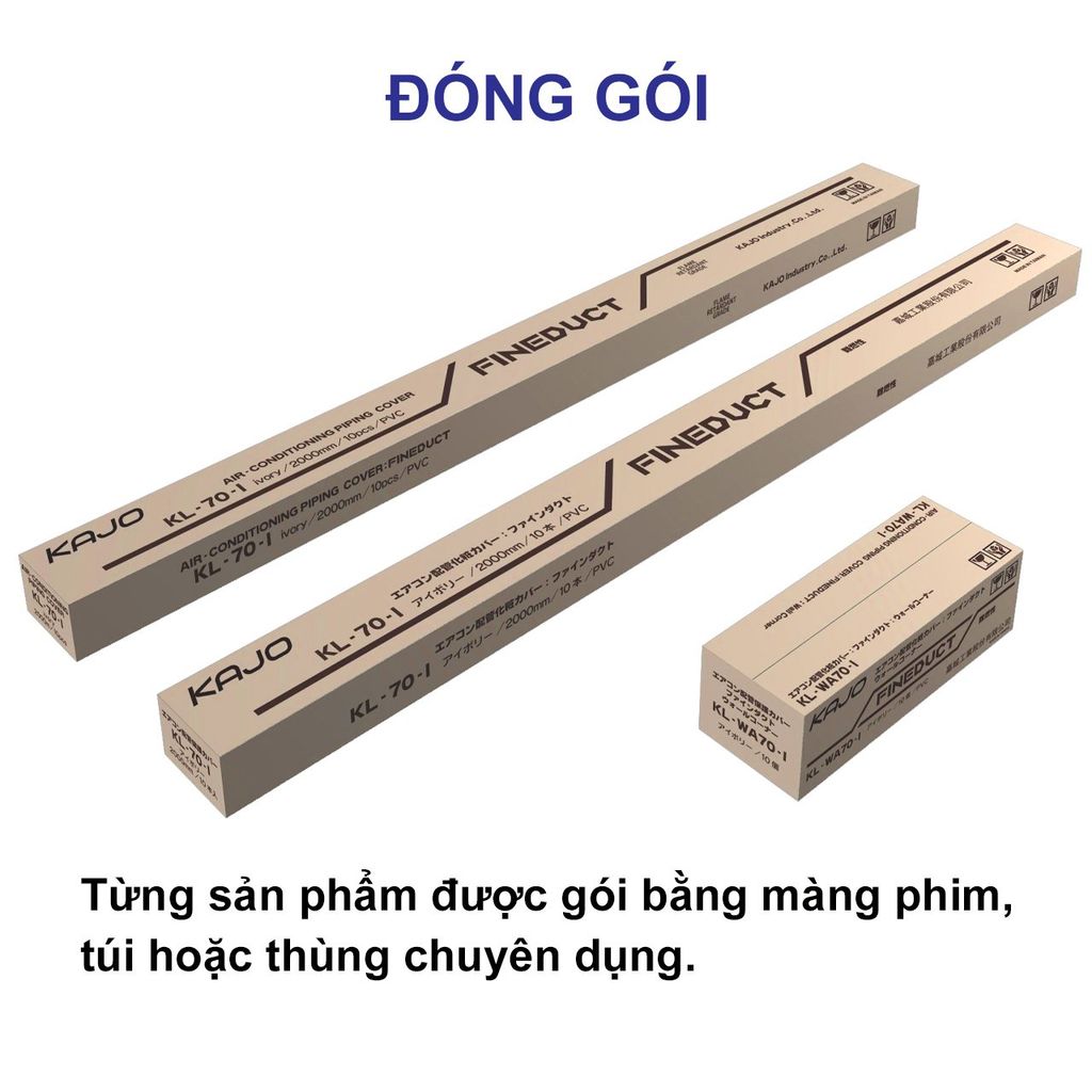 Trunking Nhựa Fineduct Co 45 Độ Trong Góc Tường Màu Ngà CFA - 80/100/120 [Hộp che ống đồng máy lạnh / Air Conditioner Line Set cover]