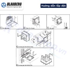 Quạt hướng trục gắn tường, trần BLAUBERG - FORCE - Hàng nhập khẩu